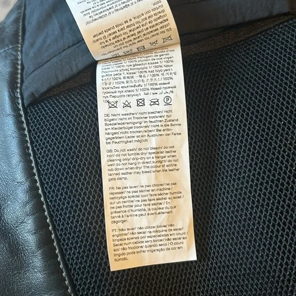 Porsche Design Fashion P'1000 Leather Jacket Size XL